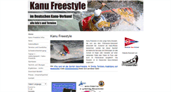 Desktop Screenshot of kanu-freestyle.info